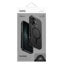 Uniq Combat iPhone 16 6.1&quot; case Magclick Charging black / carbon black