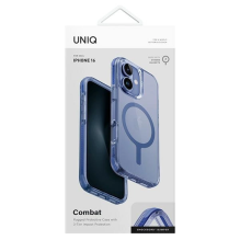 Uniq Combat iPhone 16 6.1&quot; case Magclick Charging blue / pearl blue