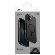 Uniq Combat iPhone 16 Plus 6.7&quot; case Magclick Charging black / carbon black