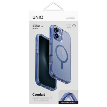 Uniq Combat iPhone 16 Plus 6,7&quot; Magclick įkrovimo dėklas mėlynas / perlamutrinis mėlynas