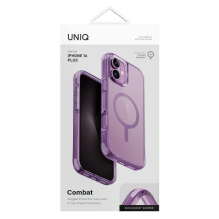 Uniq Combat iPhone 16 Plus 6,7&quot; Magclick įkrovimo dėklas, rožinis / vynuogių rožinis