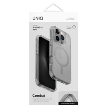 Uniq Combat iPhone 16 Pro 6.3&quot; Magclick Charging case gray / stone gray