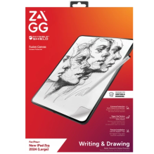 ZAGG InvisibleShield Fusion Canvas antibakterinė apsauginė plėvelė, imituojantis popierius, skirtas iPad Pro 13&quot; 20