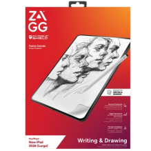 ZAGG InvisibleShield Fusion Canvas antibakterinė apsauginė plėvelė imituojantis popierius, skirtas iPad Air 13&quot; 202