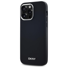 DKNY Plain Logo MagSafe iPhone 14 Pro Max Case - Black