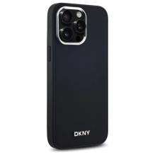 DKNY Plain Logo MagSafe iPhone 14 Pro Max Case - Black