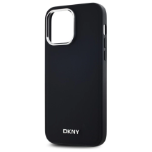 DKNY Plain Logo MagSafe iPhone 14 Pro Max Case - Black