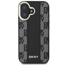 DKNY Checkered Pattern Magsafe iPhone 16 Case - Black