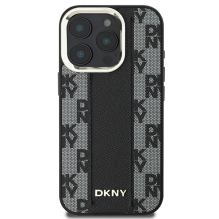 DKNY Checkered Pattern Magsafe iPhone 16 Pro Max Case - Black