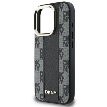 DKNY Checkered Pattern Magsafe iPhone 16 Pro Max Case - Black