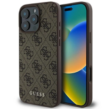 Guess 4G Classic iPhone 16 Pro Max Case - Brown