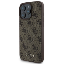 Guess 4G Classic iPhone 16 Pro Max Case - Brown