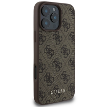 Guess 4G Classic iPhone 16 Pro Max Case - Brown