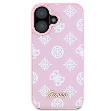 Guess Peony Script Logo MagSafe iPhone 16 Plus Case - Pink