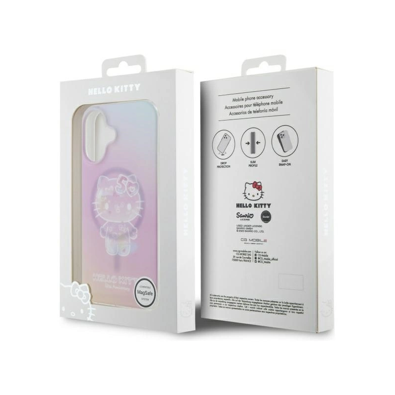 Hello Kitty IML 50th Anniversary Magsafe iPhone 16 dėklas – rožinis