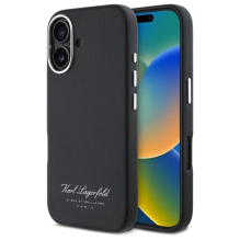 Karl Lagerfeld Hotel RSG iPhone 16 Pro Case - Black