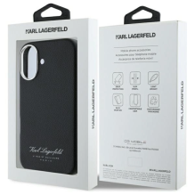 Karl Lagerfeld Hotel RSG iPhone 16 Pro dėklas – juodas