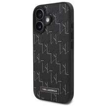 Karl Lagerfeld Hot Stamp Magsafe iPhone 16 Plus Case - Black