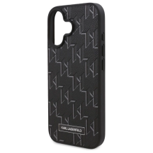 Karl Lagerfeld Hot Stamp Magsafe iPhone 16 Plus Case - Black