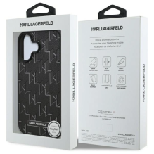 Karl Lagerfeld Hot Stamp Magsafe iPhone 16 Plus dėklas – juodas