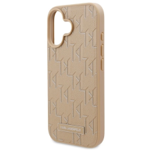 Karl Lagerfeld Hot Stamp Magsafe iPhone 16 Case - Beige