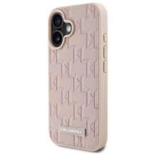 Karl Lagerfeld Hot Stamp Magsafe iPhone 16 Case - Pink