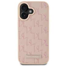 Karl Lagerfeld Hot Stamp Magsafe iPhone 16 Case - Pink