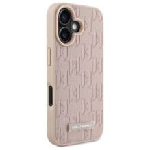 Karl Lagerfeld Hot Stamp Magsafe iPhone 16 Case - Pink