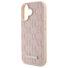 Karl Lagerfeld Hot Stamp Magsafe iPhone 16 Case - Pink