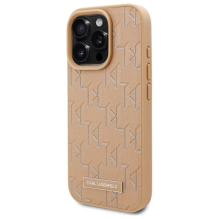 Karl Lagerfeld Hot Stamp Magsafe iPhone 16 Pro Max Case - Beige