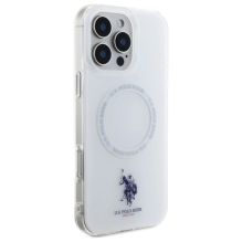 US Polo IML Ring MagSafe iPhone 16 Pro Case - White