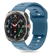 Tech-Protect Silicone Line dirželis, skirtas Samsung Galaxy Watch Ultra (47 mm) - mėlynas