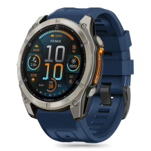 Tech-Protect silikoninis dirželis, skirtas Garmin Fenix ​​5X / 5X Plus / 6X / 6X Pro / 7X / 8 (51 mm) - mėlynas