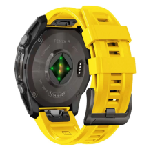 Tech-Protect Silicone Strap for Garmin Fenix 5X / 5X Plus / 6X / 6X Pro / 7X / 8 (51 mm) - Yellow