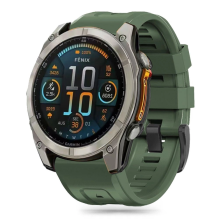 Tech-Protect silikoninis dirželis Garmin Fenix ​​5 / 6 / 6 Pro / 7 / 8 (47 mm) / E - žalias