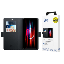 3mk piniginės dėklas, skirtas Samsung Galaxy A05s – juodas