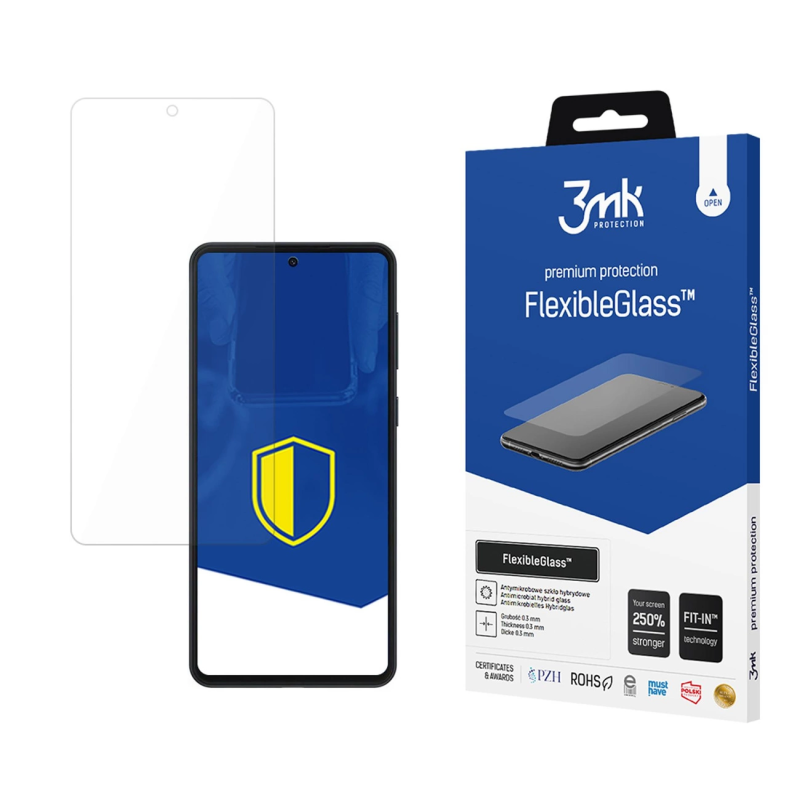 Grūdintas stiklas 3mk FlexibleGlass, skirtas Samsung Galaxy M55