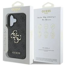 Guess 4G Big Logo iPhone 16 Plus dėklas – juodas