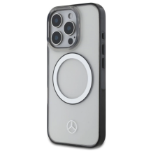 Mercedes Printed Logo MagSafe Case for iPhone 16 Pro - Clear