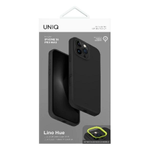 Uniq Lino Hue Magclick įkrovimo dėklas, skirtas iPhone 16 Pro Max – pilkas