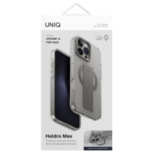 Uniq Heldro Max Magclick Charging Case for iPhone 16 Pro Max - Transparent