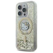 Hello Kitty Liquid Glitter Fever MagSafe iPhone 16 Pro Case - Gold