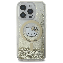 Hello Kitty Liquid Glitter Fever MagSafe iPhone 16 Pro Case - Gold