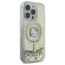 Hello Kitty Liquid Glitter Fever MagSafe iPhone 16 Pro Case - Gold