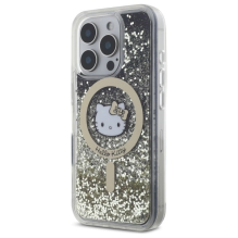 Hello Kitty Liquid Glitter Fever MagSafe iPhone 16 Pro Case - Gold