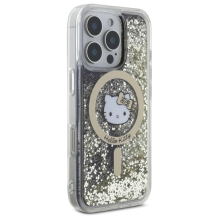 Hello Kitty Liquid Glitter Fever MagSafe iPhone 16 Pro Case - Gold