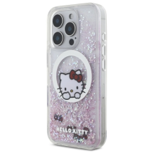 „Hello Kitty Liquid Glitter Sweet Kitty Bows MagSafe iPhone 16 Pro Case“ – baltas