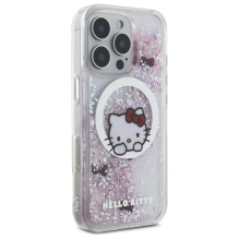 „Hello Kitty Liquid Glitter Sweet Kitty Bows MagSafe iPhone 16 Pro Case“ – baltas