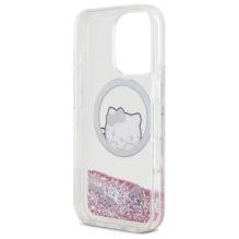 „Hello Kitty Liquid Glitter Sweet Kitty Bows MagSafe iPhone 16 Pro Case“ – baltas