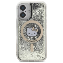 Hello Kitty Liquid Glitter Fever MagSafe iPhone 16 Case - Gold